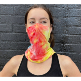 Sports Neck Gaiter Face Mask – Cherry Tie Dye