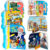 Magic Water Washable Coloring Books with Water Markers (3-Pack) – Number, Space, Construction