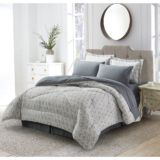 Bibb Home® 8-Piece Printed Down Alternative Comforter Set – Queen – Madison