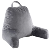 Kids’ Reading and Gaming Pillow with Armrests – Gray