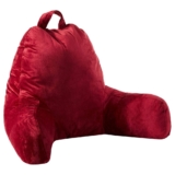 Kids’ Reading and Gaming Pillow with Armrests – Maroon