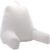 Kids’ Reading and Gaming Pillow with Armrests – White