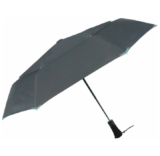 ShedRainÂ® 3MÂ® Scotchlite Material Automatic Open & Close Reflective Umbrella – Charcoal