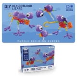 Zummy DIY Deformation Building Blocks – Lizard