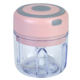 Mini Rechargeable Garlic and Veggie Chopper – Pink