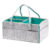 Portable Nursery Storage Organizer for Babies with Changing Mat – Green