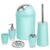 NewHome™ 6-Piece Bathroom Accessories Set – Aqua