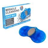 Miracle Cleansing Dual Foot Scrub and Pumice Shower Mat (1- or 2-Pack) – Miracle Cleansing Dual Foot Scrub Mat-1