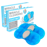 Miracle Cleansing Dual Foot Scrub and Pumice Shower Mat (1- or 2-Pack) – Miracle Cleansing Dual Foot Scrub Mat-2