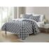 Bibb Home® 3-Piece Printed Reversible Quilt Set – King – Sage Blossom