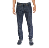 Men’s Slim Fit 5-Pocket Stretch Denim Jeans – Dark Blue Wash – 30 W x 32 L