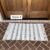 Woven Layering Rug – #1 White With Vertical Stipes
