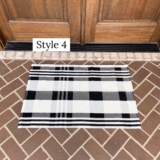 Woven Layering Rug – #4 Plaid