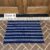 Woven Layering Rug – #9 Navy With White Stripes