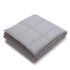 Kathy Ireland Weighted Blanket with Glass Beads – Grey – 48″ x 72″ 12 lb