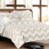 Chevron 7-Piece Comforter Set – Full – White/Blue