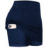 Women’s Active Skort with Inner Phone Pocket – WINE / S