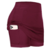 Women’s Active Skort with Inner Phone Pocket – WINE / L