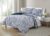 Bibb Home® 3-Piece Printed Reversible Quilt Set – King – Navy Medallion