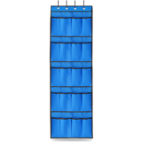 Kids’ Over-the-Door 20-Pocket Shoe Rack Organizer – Blue
