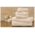 Bibb Home 100% Egyptian Cotton 6-Piece Towel Set – Solid – Ivory