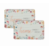 Bibb Home® Anti-Fatigue Cushioned Kitchen Mat (1 or 2-Pack) – Sweet Home – 2-Pack