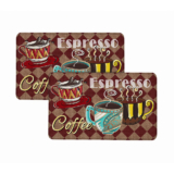 Bibb Home® Anti-Fatigue Cushioned Kitchen Mat (1 or 2-Pack) – Espresso – 1-Pack