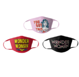 Kids’ Cartoon Washable Face Masks (3-Pack)  – Wonder Woman