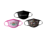 Kids’ Cartoon Washable Face Masks (3-Pack)  – Friends
