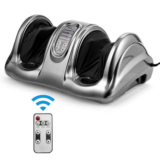 Silver Shiatsu Foot Massager with Remote