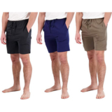Men’s Cotton Lounge Shorts with Pockets (3-Pack) – Small