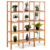 Multifunctional 5-Tier Bamboo Display Shelf