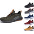 Men’s Lace-up Comfort Athleisure Fashion Sneakers – 11 – Yellow