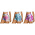 Women’s Anti-Cellulite High-Waisted Tie-Dye Biker Shorts (3-Pack) – Small / Medium