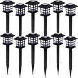 Zone Tech® Outdoor Bright Solar-Powered Light (12-Pack)