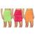 Women’s Striped Seamless Microfiber Slim Nylon Mini Skirt (2-Pack) – Small