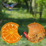 Squirrel Proof Orange Shape Bird Feeder