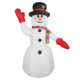 7.9-Foot Holiday Inflatable Snowman with Built-in Blower