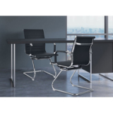 Heavy-Duty Conference Chair with Protective Arm Sleeves (Set of 4)