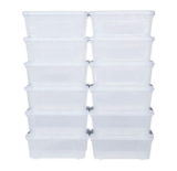 Latching Stackable Storage Box (12-Pack)