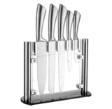 Stainless Steel 6-Piece Knife Set with Acrylic StandÂ 