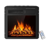 Freestanding or Inserted 18” Electric Fireplace