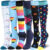 Print Knee-High Recovery Compression Socks (3- or 6-Pair) – Pack 3 – S/M