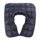 Kathy Ireland Weighted Calming Neck Wrap  – Charcoal Grey