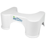 Bathroom Step Stool – 9-Inch White