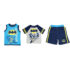 Batman, Captain America, Spider-Man or Ninja Turtles Toddler Set – Batman – Blue – 3T