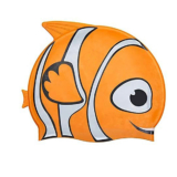 Kids’ Waterproof Silicone Swimming & Bathing Caps (1- to 2-Pack) – Orange – 2-Pack