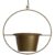6-Inch Metal Hanging Pot Wall Planters – Gold