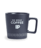No Weak Coffee Mug, 16oz – Navy