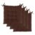 Chair Cushion Pads (Set of 4) – Brown